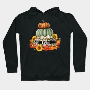 Happy Fall Hello Pumpkin Retro Fall Autumn Vibes Hoodie